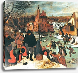 Постер Брейгель Питер Младший Зима. Катанье на коньках