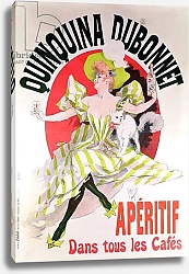 Постер Шере Жюль Poster advertising 'Quinquina Dubonnet' aperitif, 1895