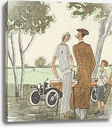 Постер Неизвестен Gazette du Bon Ton, 1922 – No. 9 : p. 268: Le Citroën et les Sports.
