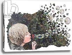 Постер Адамсон Кирсти (совр) Bubbles 1