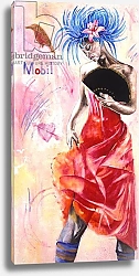 Постер Данне Хилари (совр) Dancer with Graffiti, 2003