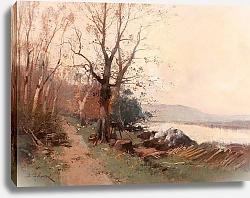 Постер Гальен-Лалу Эжен River Landscape