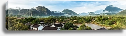Постер Панорама Вангвианг, Лаос