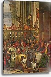 Постер Веронезе Паоло The Marriage Feast at Cana, detail of the right hand side, c.1562