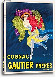 Постер Капиелло Леонетто An advertising poster for Gautier Freres cognac, 1907