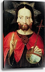 Постер Школа: Фламандская 16в. Trinitarian Christ, c.1500