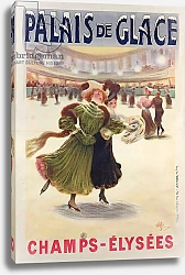 Постер Poster advertising the Palais de Glace ice rink on the Champs-Elysees