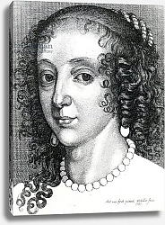 Постер Холлар Вецеслаус (грав) Queen Henrietta Maria, 1641