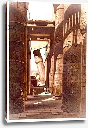 Постер Вернер Карл Ruins Temple of Karmak, 1874