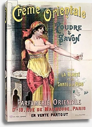 Постер Poster advertising 'Creme Orientale' powder and soap