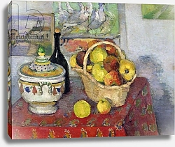 Постер Сезанн Поль (Paul Cezanne) Still Life with Tureen, c.1877
