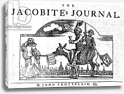Постер Хогарт Вильям (последователи) Title Vignette of 'The Jacobite's Journal', 1748