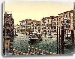 Постер Италия. Венеция, дворец Фоскари и Реццонико