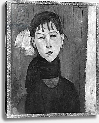 Постер Модильяни Амедео (Amedeo Modigliani) Marie, young woman of the people