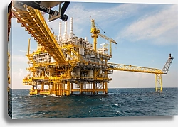 Постер Морские нефтегазовые платформы