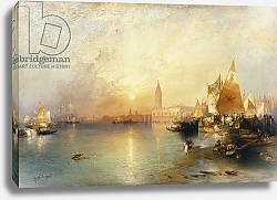 Постер Моран Томас Sunset, Venice; Santa Maria and the Ducal Palace, 1902