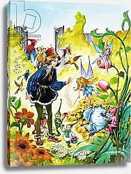 Постер Ортиз Хосе (дет) Spring in the royal garden