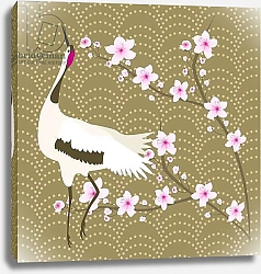 Постер Хантли Клэр (совр) The Cherry Blossom and the Crane