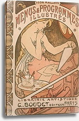 Постер Муха Альфонс Les Menus and Programmes Illustres