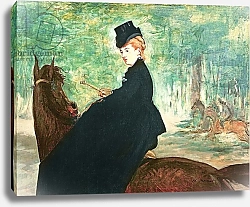 Постер Мане Эдуард (Edouard Manet) The Horsewoman, 1875