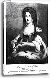 Постер Школа: Английская 18в. Sophia Dorothea of Celle, engraved by Emery Walker