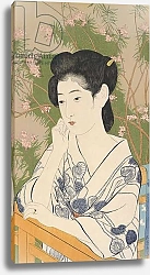 Постер Хасигути Гоё Woman at a Hot Spring Hotel, 1920 1