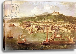 Постер Школа: Итальянская 16в. The Port of Naples