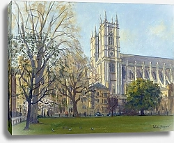 Постер Берроу Джулиан (совр) Westminster Abbey from Dean's Yard