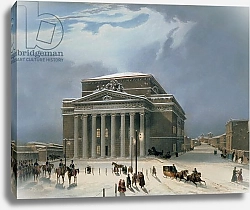 Постер Арнаут Луи (акв) The Bolshoi Theatre in Moscow, printed by Lemercier, Paris, 1840s