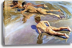 Постер Соролья-и-Бастида Хоакин Children on the Beach, 1910