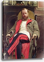 Постер Репин Илья Portrait of Cesar Cui, 1890