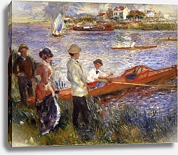Постер Ренуар Пьер (Pierre-Auguste Renoir) Chatou hires
