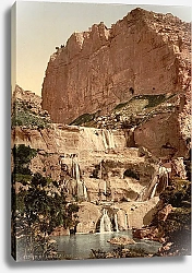 Постер Франция. Каскад водопадов