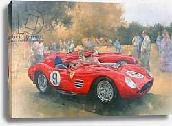 Постер Миллер Питер (совр) Ferrari, day out at Meadow Brook