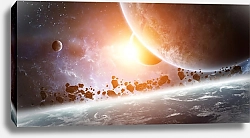 Постер Восход в космосе 2