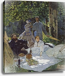 Постер Моне Клод (Claude Monet) Ланч на траве