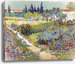 Постер Ван Гог Винсент (Vincent Van Gogh) Тропинка в цветущем саду