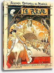 Постер Стейнлен Теофиль The Dream, 1891