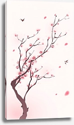Постер Весенне цветение. Сакура