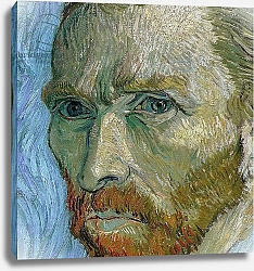 Постер Ван Гог Винсент (Vincent Van Gogh) Self portrait, 1889 1