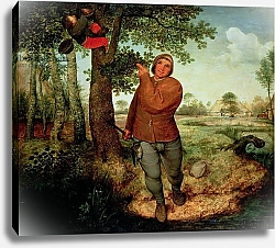 Постер Брейгель Питер Старший Peasant and Birdnester, 1568