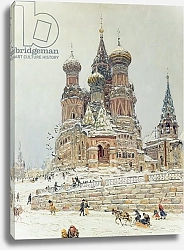 Постер Дубовской Николай St. Basil's Cathedral, Red Square, Moscow, c.1917