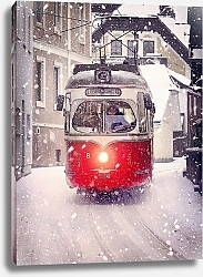 Постер Зимний трамвайчик