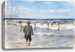 Постер Либерман Макс Bathers on the Seashore,