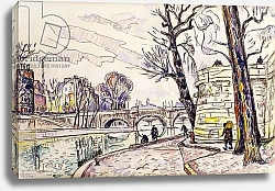 Постер Синьяк Поль (Paul Signac) Quai de Seine,