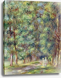 Постер Ренуар Пьер (Pierre-Auguste Renoir) Path in a Wood, 1910
