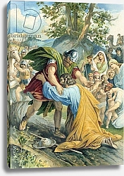 Постер Школа: Немецкая школа (19 в.) Unidentified biblical scene
