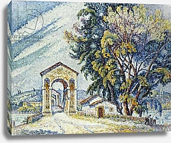 Постер Синьяк Поль (Paul Signac) Le Pont a Bourg-Saint-Andeol, 1926
