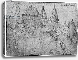 Постер Дюрер Альбрехт The Minster at Aachen, 1520