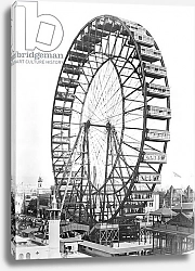 Постер Американский фотограф The ferris wheel at the World's Columbian Exposition of 1893 in Chicago